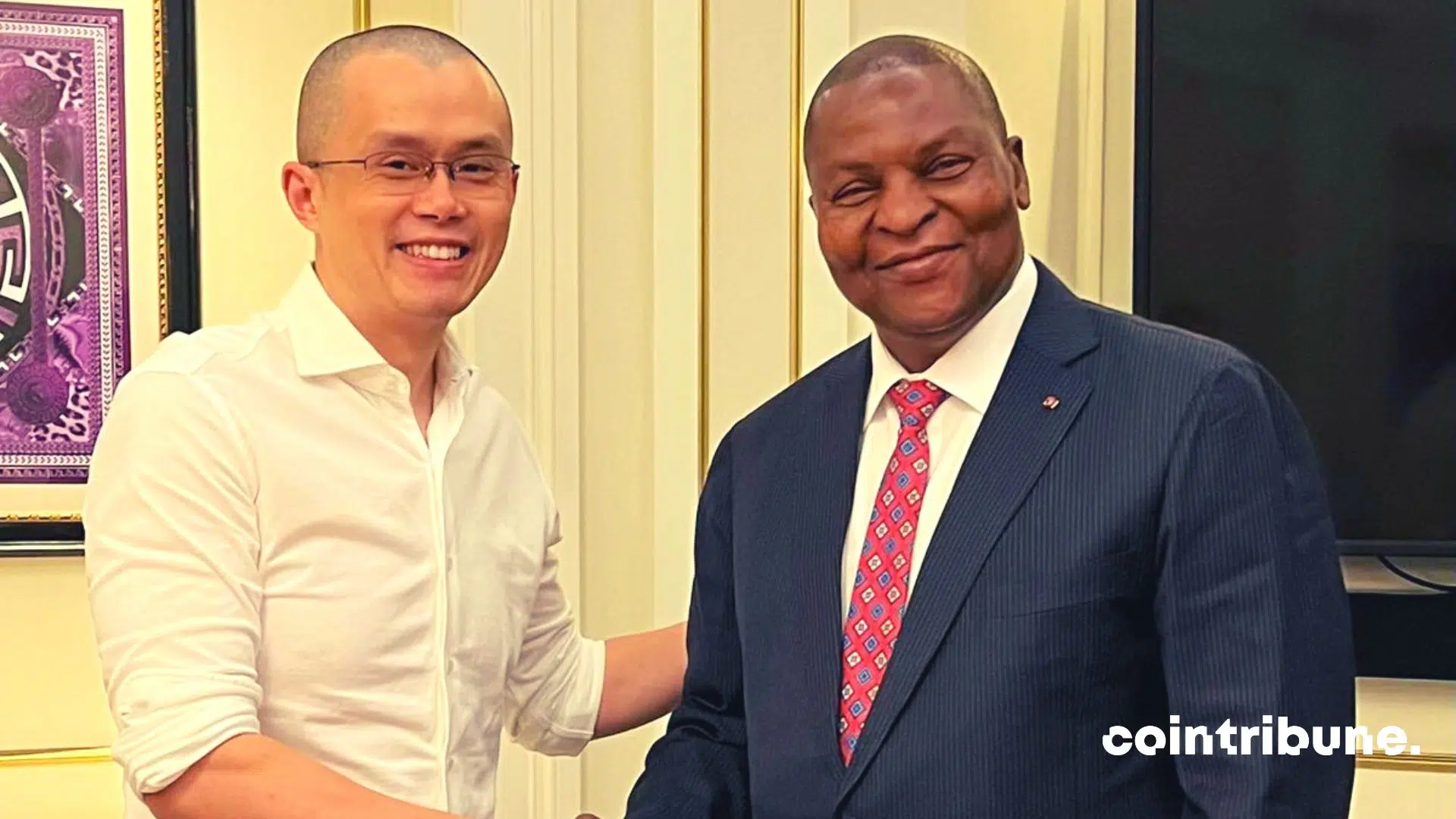 Changpeng Zhao, PDG de Binance : ‘’Dans cinq ou dix ans, les Centrafricains remercieront le président Touadéra’’