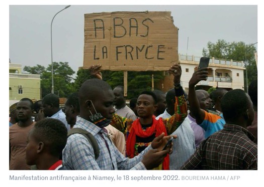 Niger: Manifestation contre la politique économique et militaire française, les populations réclament la Russie 