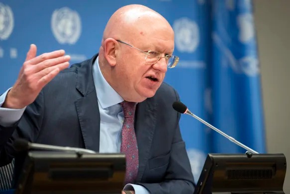 Le représentant russe à l’ONU explique les frappes contre des infrastructures ukrainiennes